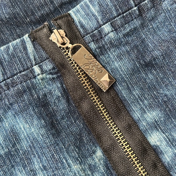 Apple Bottoms Blue Denim Mini Dress - Picture 6 of 13